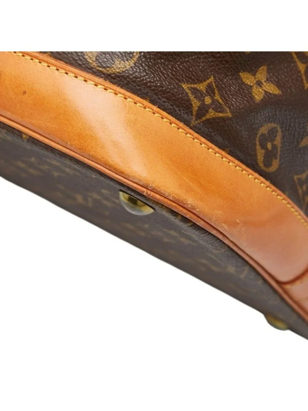Louis Vuitton Monogram Cruise 50 Boston Bag Brown Leather